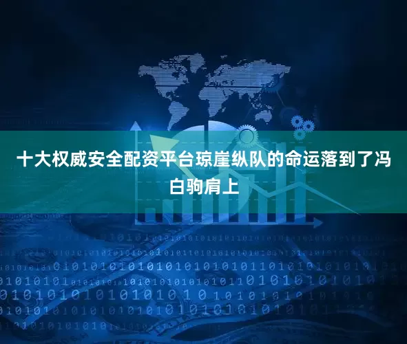 十大权威安全配资平台琼崖纵队的命运落到了冯白驹肩上