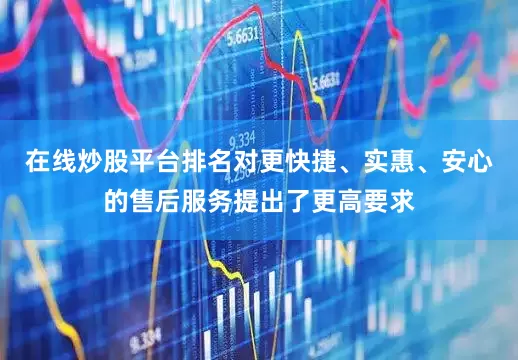 在线炒股平台排名对更快捷、实惠、安心的售后服务提出了更高要求